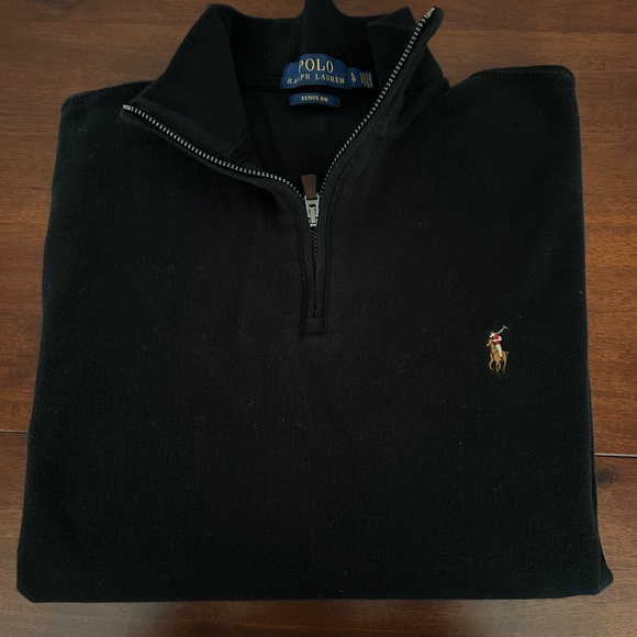 Ralph Lauren 1/4 Zip Sweater - Picture 2 of 5